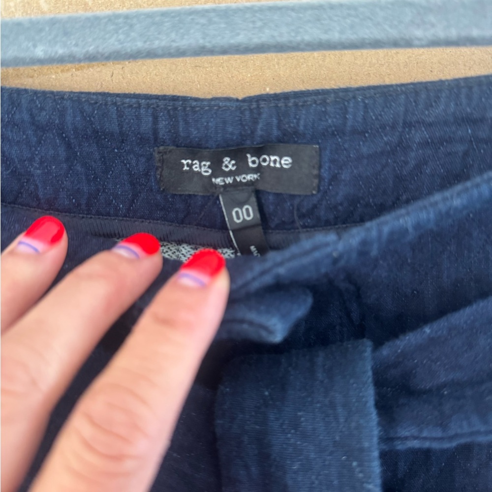 Rag & Bone Blue Esmond Navy Skirt - Picture 4 of 4